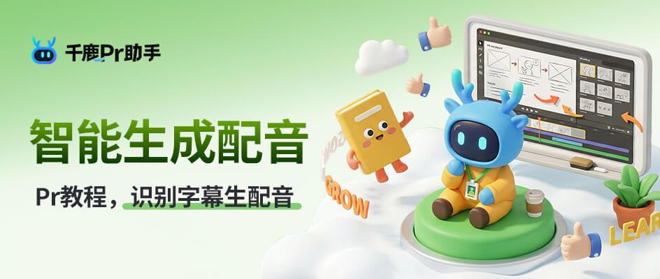 在Pr中如何识别字幕生成配音？附全流程图解，新手也能快速上手