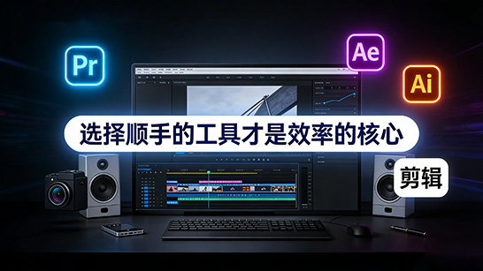 选择合适的剪辑工具，剪映/pr/AE