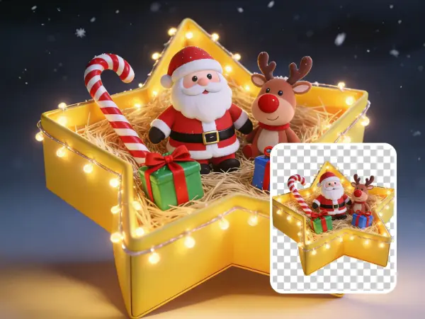 节日元素抠图效果展示