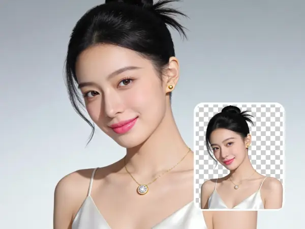 商拍模特去背景