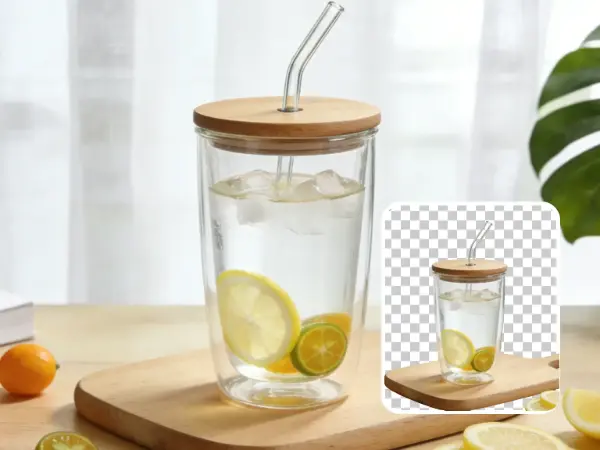 玻璃材质去背景效果展示