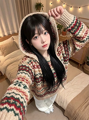 背景杂乱人像图