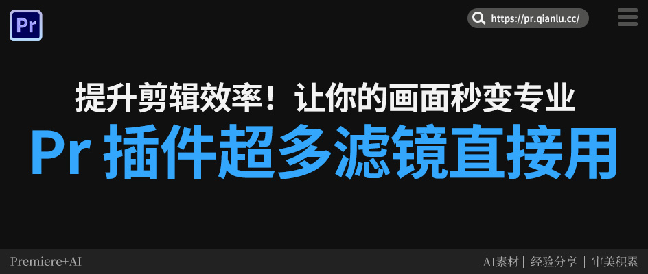不会达芬奇调色？Pr里这个插件滤镜多到双击就用！