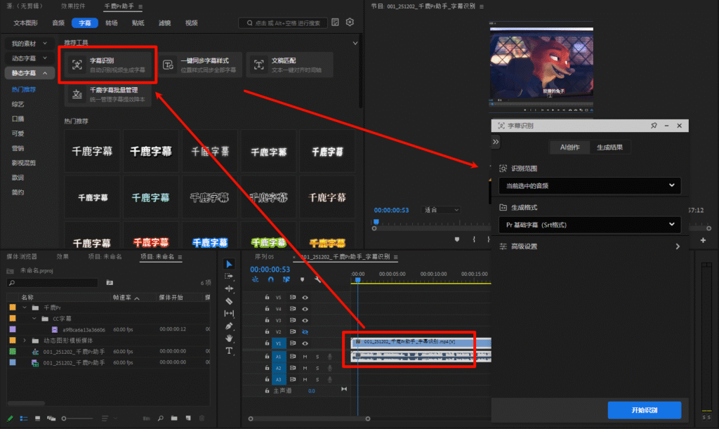 字幕识别如何使用